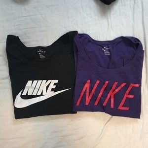 2 Nike Short Sleeve T-Shirts